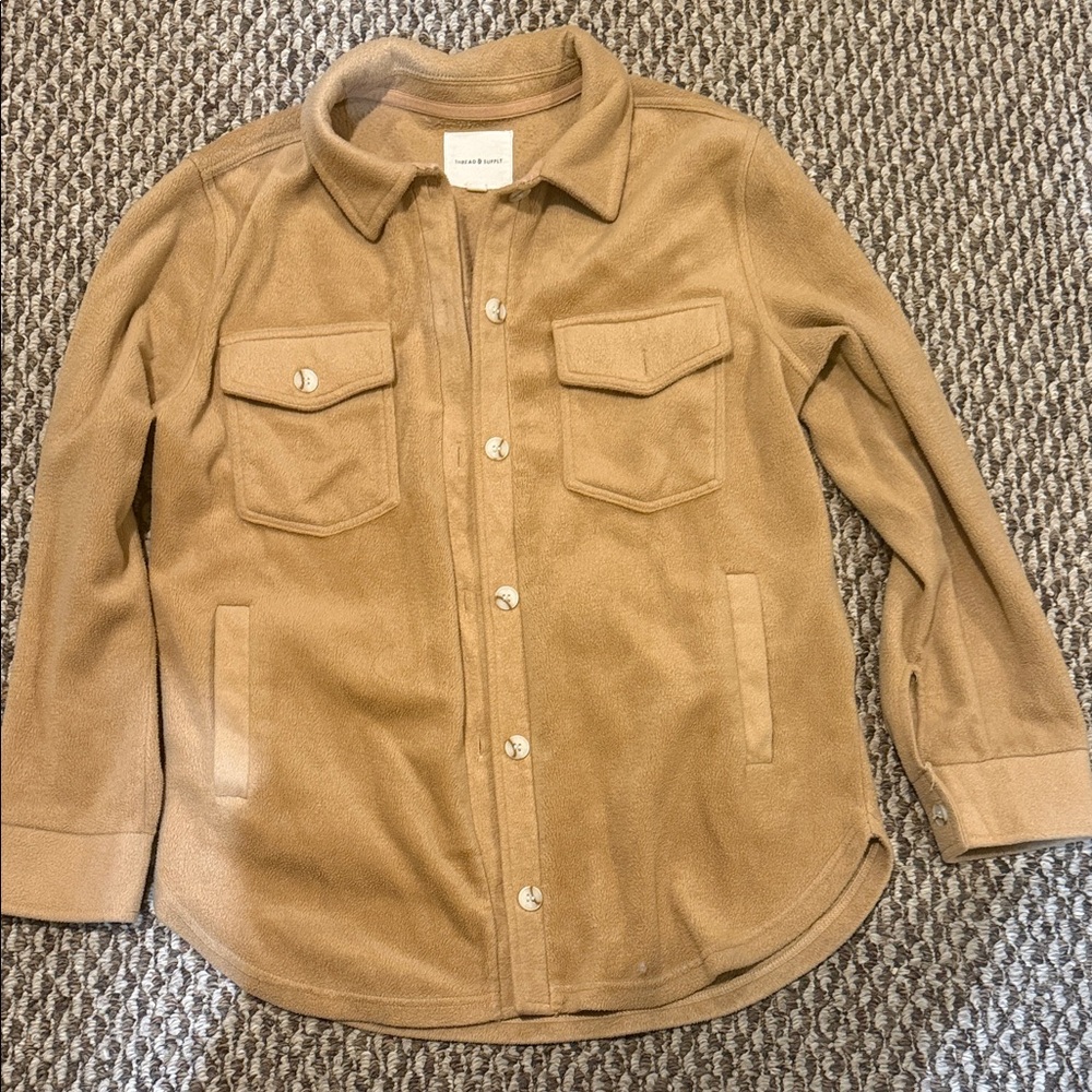 Thread & Supply Camel Fleece Jacket